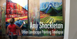 Amy Shackleton Painting Timelapse Feel Desain Your Daily Dose Of